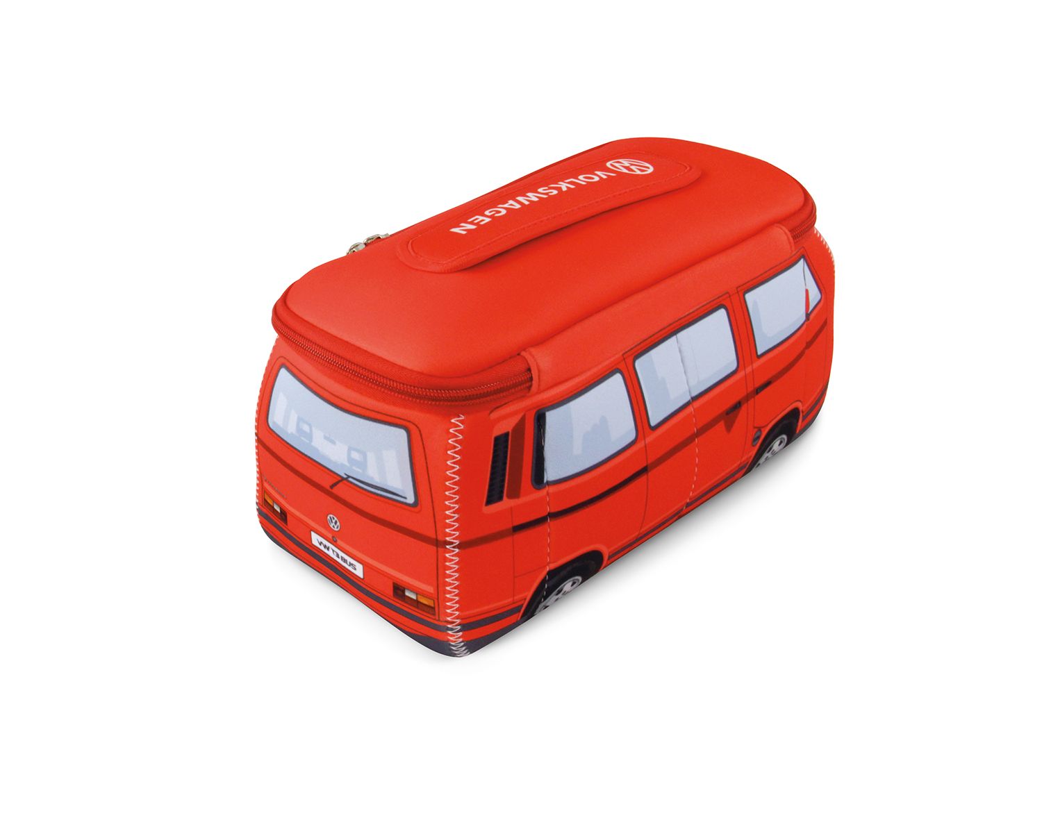 VW T3 Bus 3D Neopren Universaltasche rot Volkswagen Fanartikel