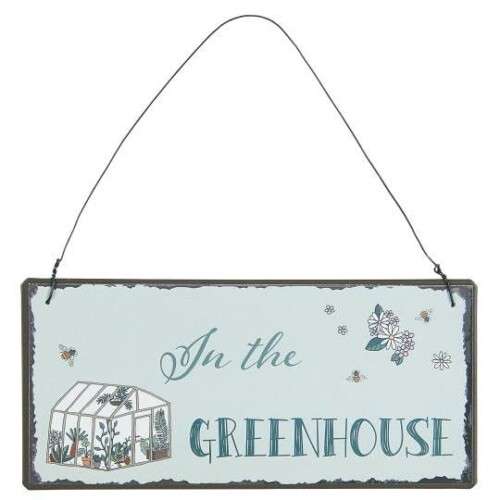 IB LAURSEN Schild "In the GREENHOUSE"