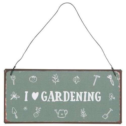 IB LAURSEN Schild "I ❤ GARDENING"