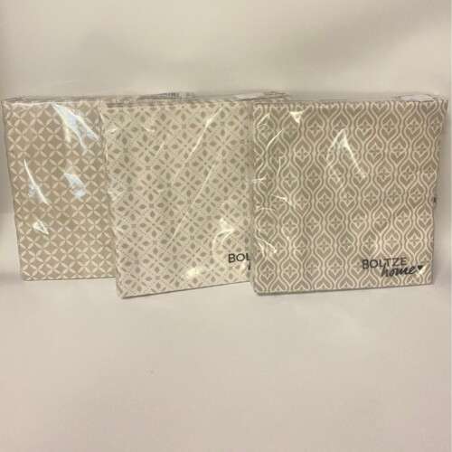 Servietten Boltze home Mosaik beige